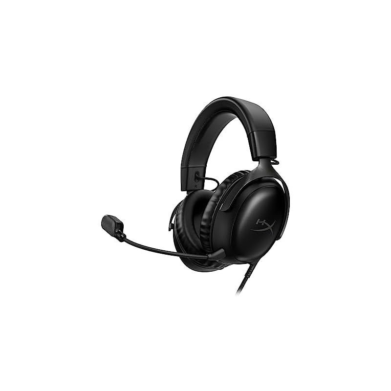 ハイパーエックス HyperX HyperX Cloud III? ゲーミングヘッドセット DTS Headphone X空間オーディオ 53mmドライバー搭載 Cloud IIの 快適性 ブラック PC PS5 PS4 Xboxシリーズ Nintend