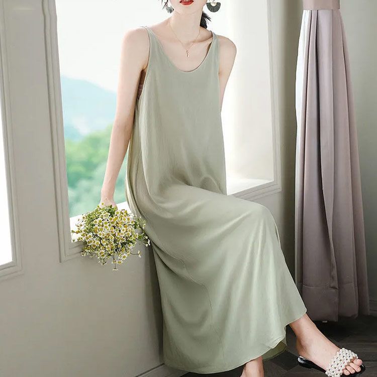 ノースリーブ ワンピース