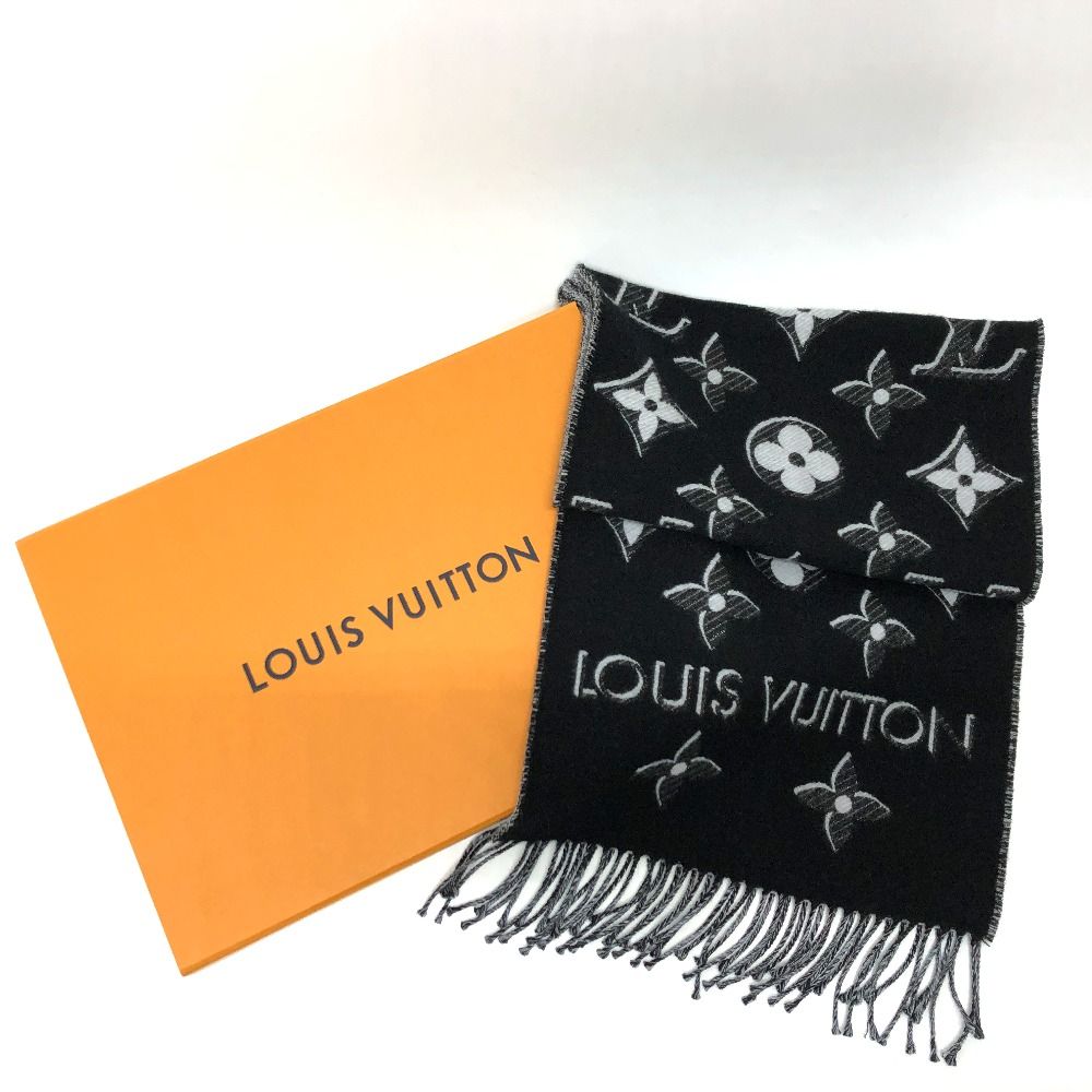 LOUIS VUITTON ルイヴィトン マフラー エセンシャル シャイン M78159 ウール - メルカリ