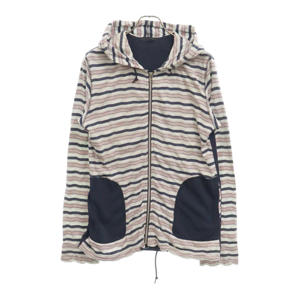 comme des garcons AD2015 ボーダー パーカー PLAY COMME des GARCONS - プレイコムデギャルソン ジップアップ