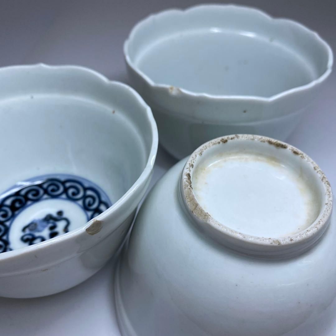 古伊万里 染付蕎麦猪口5客 口径約10㎝ 東Y6-1115③ - メルカリ