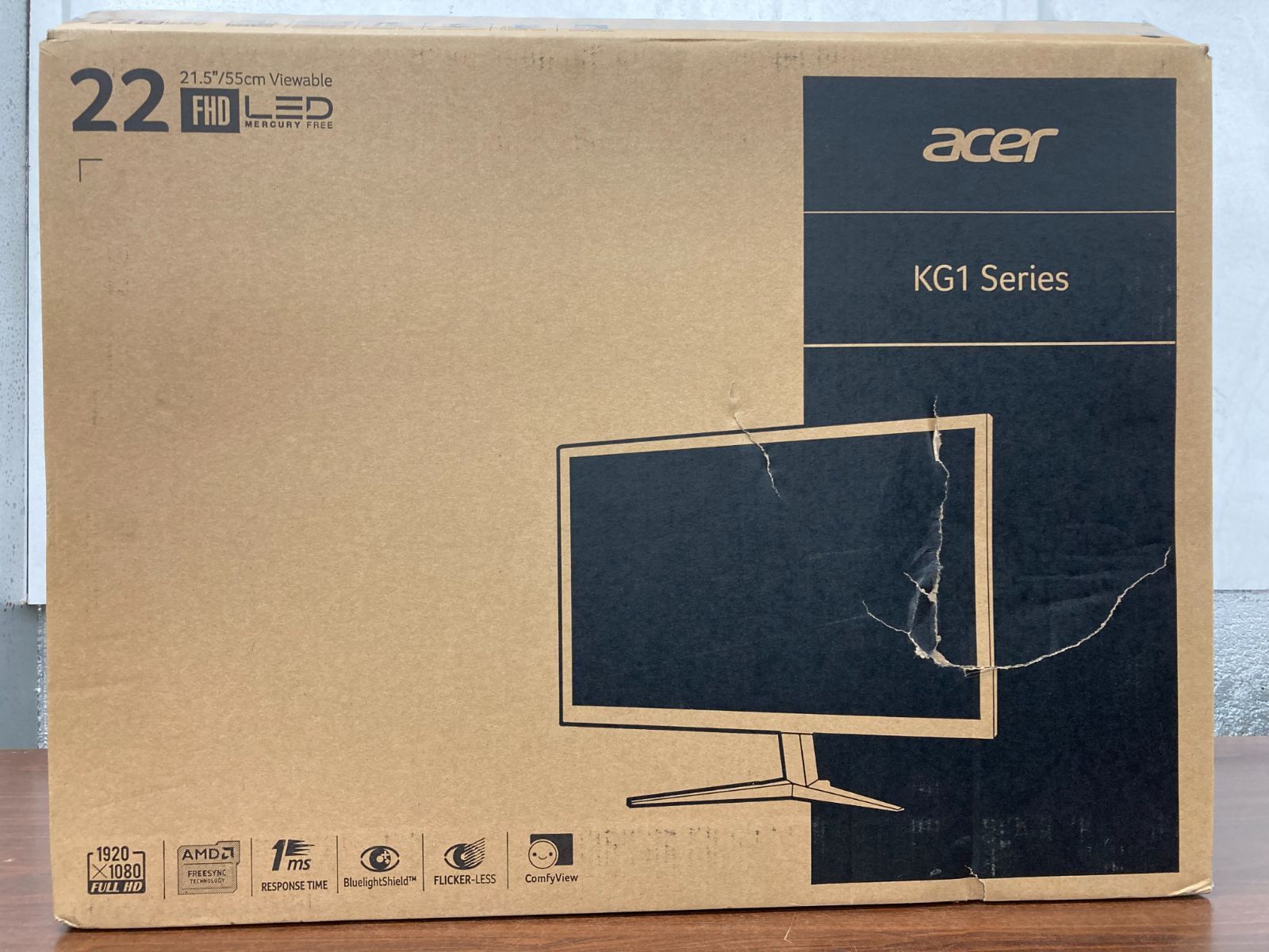 新品未開封Acer KG221Q Abmix 21.5インチ　ゲーミングモニター