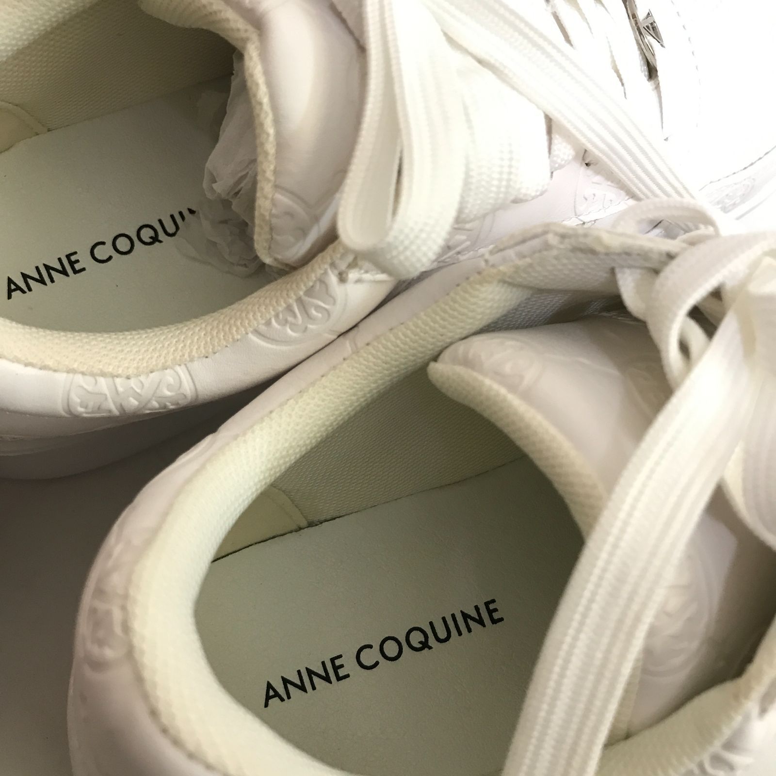 Anne Coquine アンコキーヌ オリジナルパーツ付き厚底スニーカー