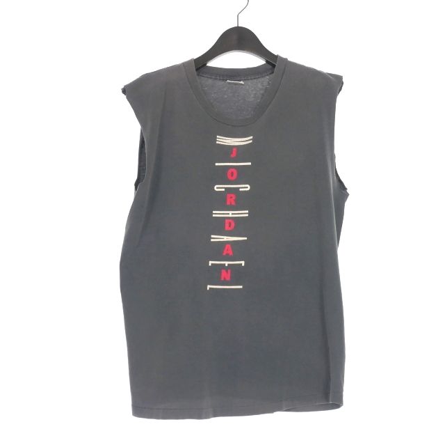 ナイキ NIKE 90s Jordan jumpman Tシャツ カットソー ノースリーブ カットオフ L グレー