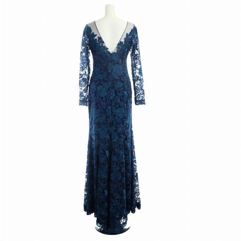 タダシショージ TADASHI SHOJI ロングワンピース ドレス 長袖 花柄 