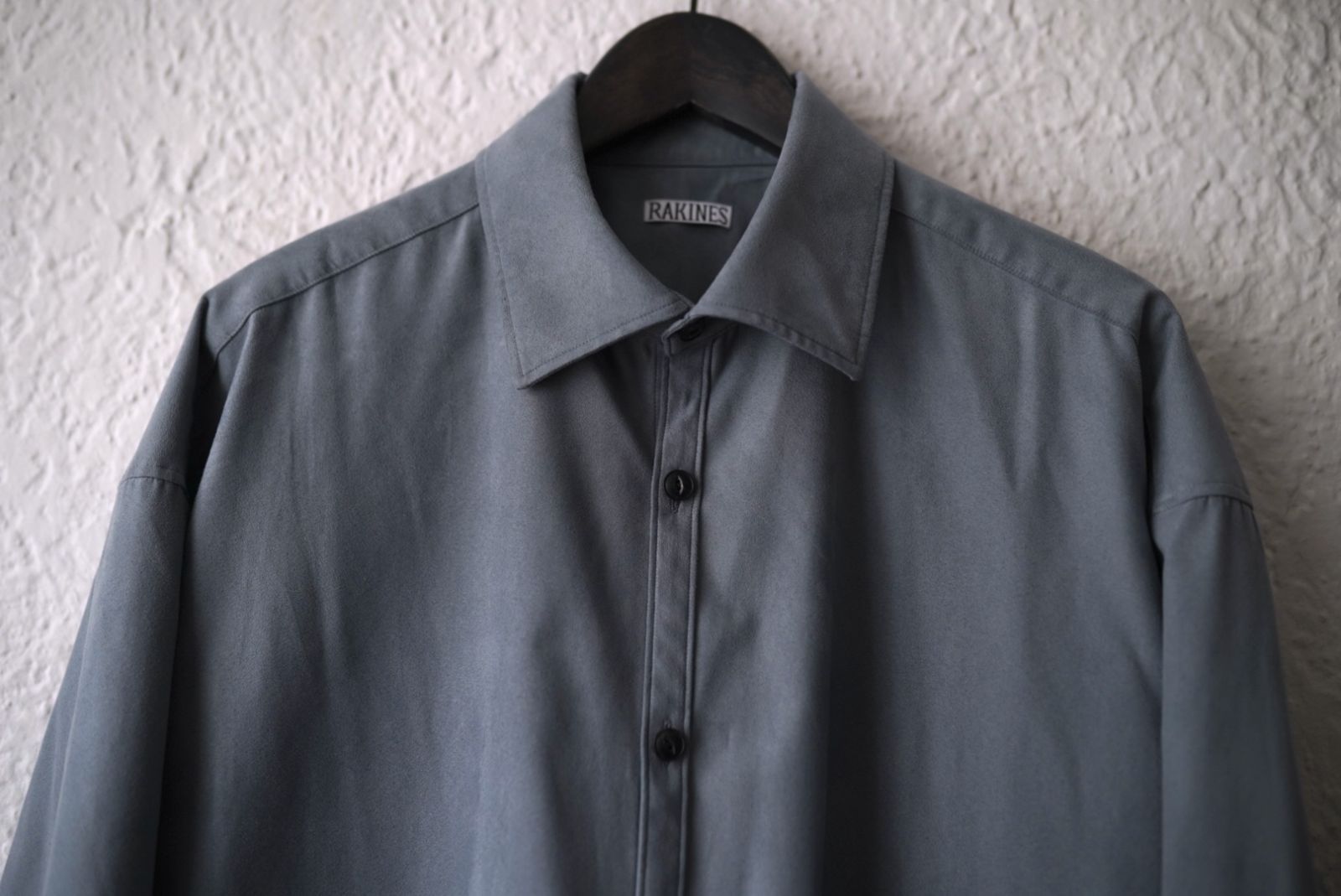 23SS Micro Light Suede Medical Unit Shirt マイクロスウェードシャツ