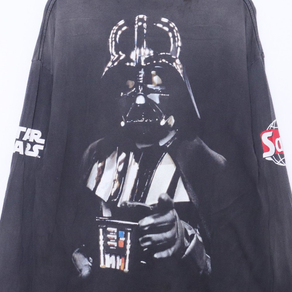 SAINT MICHAEL SW LS TEE DARTHVADER BLACK Lサイズ ブラック SM-HR8