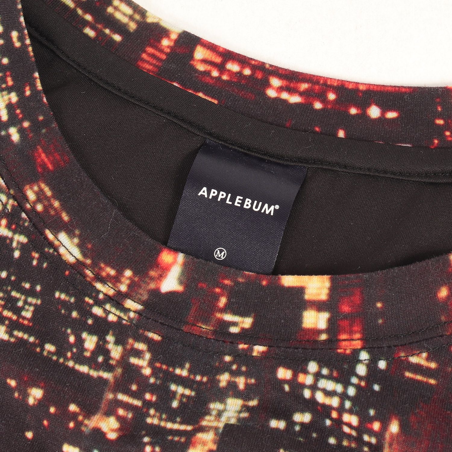 美品 APPLEBUM アップルバム Tシャツ サイズ:M 夜景柄 全面プリント 