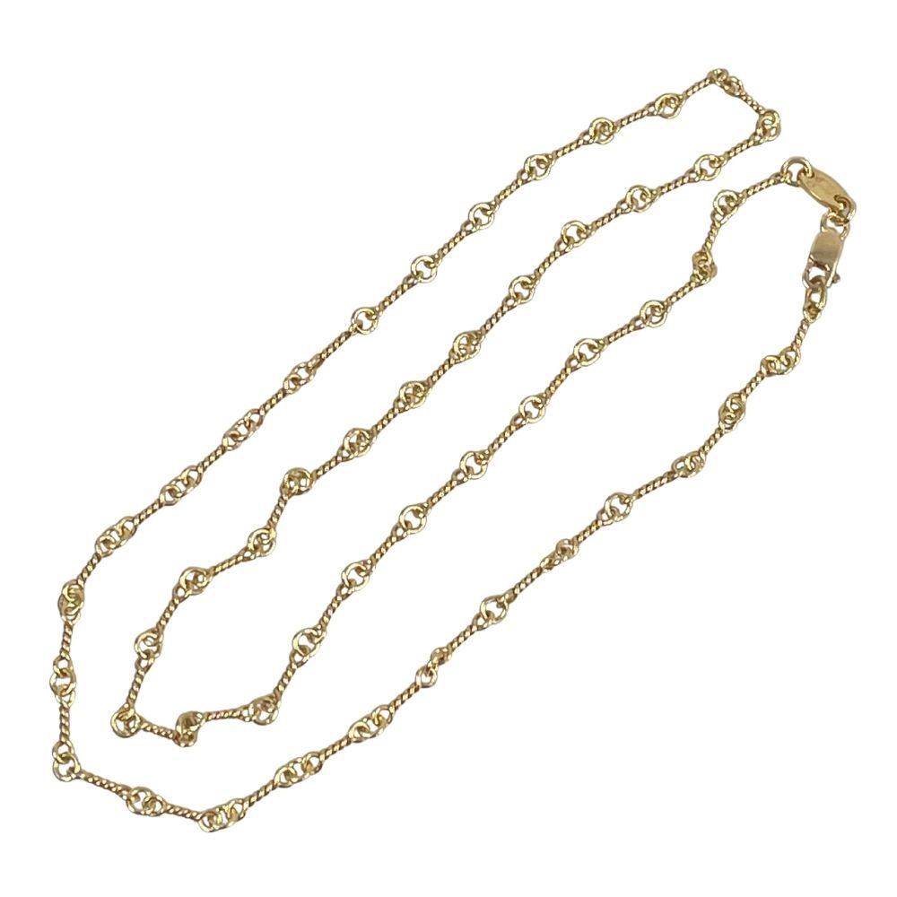 CHROME HEARTS クロムハーツ NKLC-TWIST CHAIN I18-GLD 22K