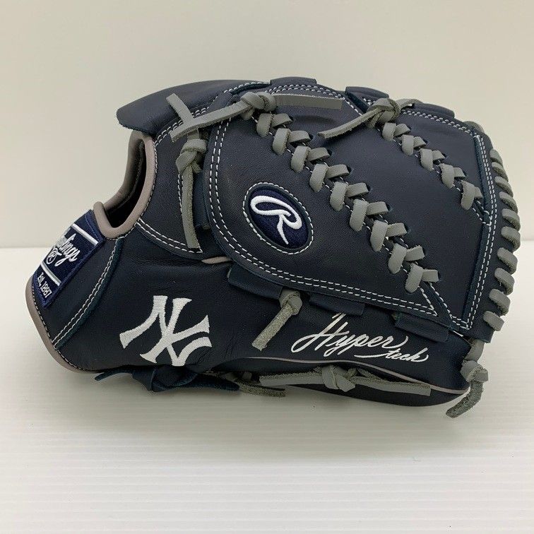 Rawlings - ローリングス Rawlings ハイパーテック 軟式 投手用グローブ GR5HTMA15W ヤンキース 5544 ローリングス Rawlings ハイパーテック 軟式 投手用グローブ