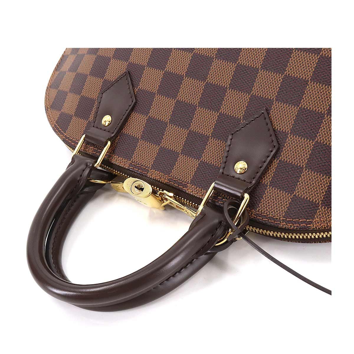 未使用 展示品 ルイ ヴィトン LOUIS VUITTON ダミエ アルマ PM ハンド バッグ エベヌ N53151 ブラウン ゴールド 金具  Damier Alma 90178406 - メルカリ