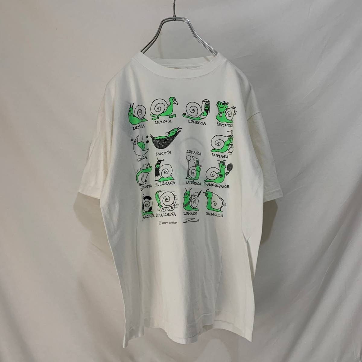 高級品市場 ヴィンテージTシャツ 90s 80s ITALY製 半袖Tee D923 レア 