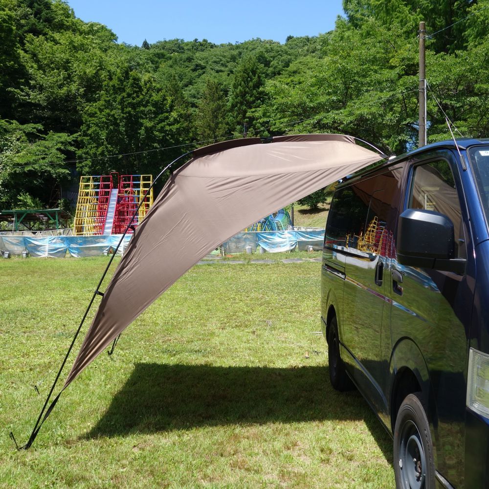 美品 オガワ OGAWA カーサイドタープ AL-2 タープ 日除け キャンプ  