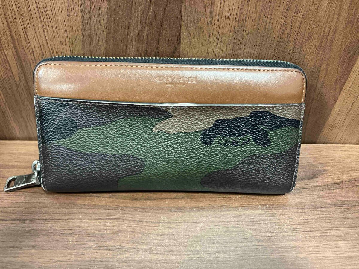 COACH 長財布 f75099 迷彩柄 - メルカリ
