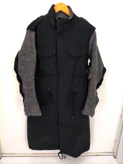 グラウンドワイ ヨウジヤマモト Ground Y Yohji Yamamoto 21AW ミリタリーロングコート メンズ JPN：3 