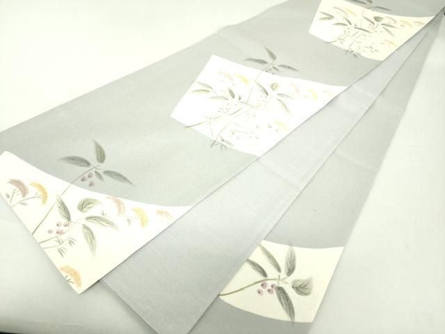 平和屋着物○六通柄袋帯 手描き 秋草文 正絹 逸品 DAAU5478ps - メルカリ