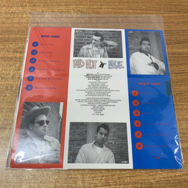 レア盤　廃番　名盤　レッドホットンブルー　ロカビリー △01)【同梱不可】Red Hot n Blue/Hey There Man/ZINN 001/LP
