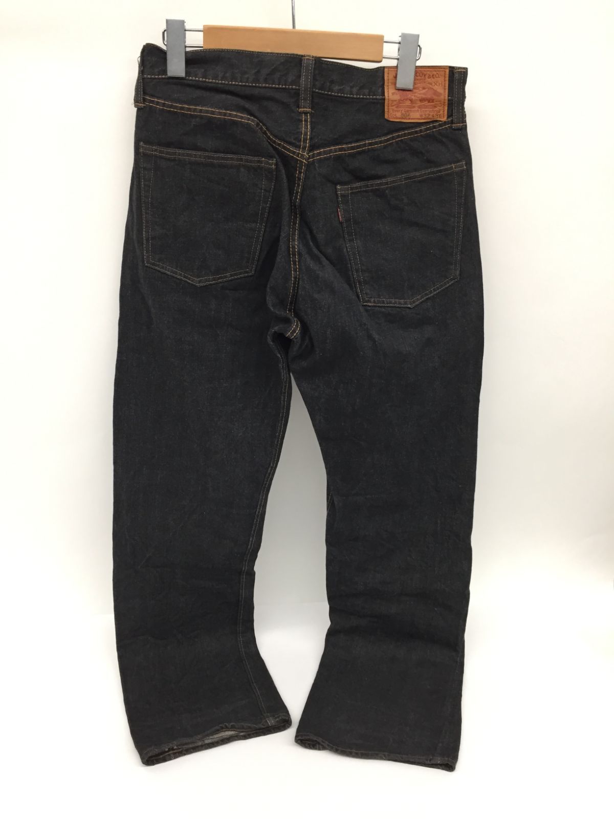 JOE McCOY 先染めブラックデニムパンツ Lot 806 【M128-20250525