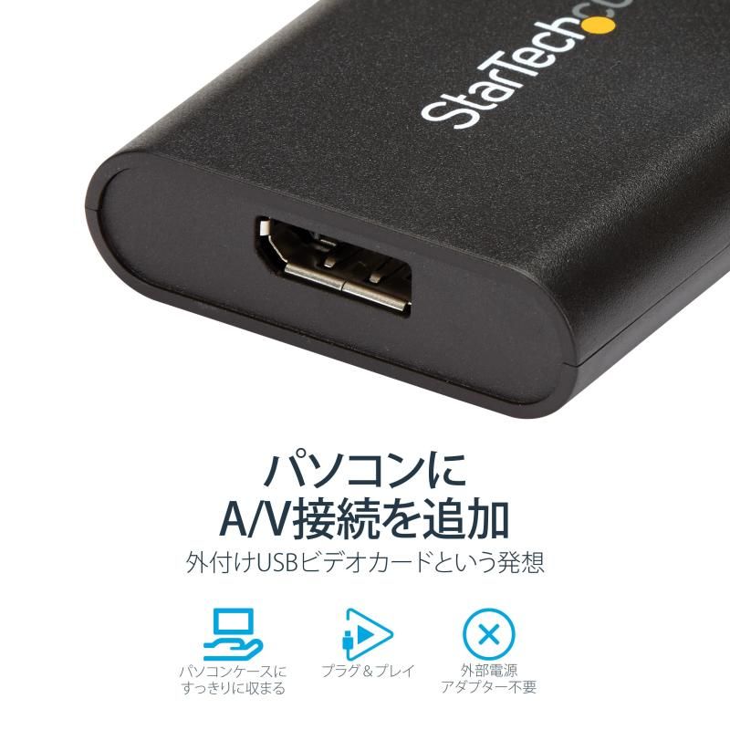 4K|30Hz 4K対応USB接続ビデオカード