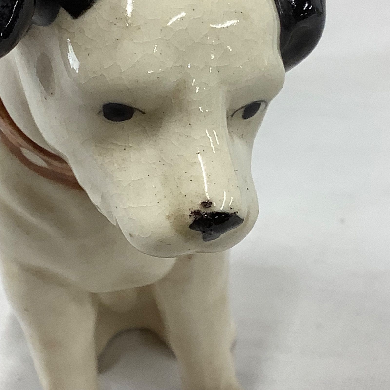昭和レトロ ビクター犬 ニッパーくん 置物 陶器 C997 - メルカリ