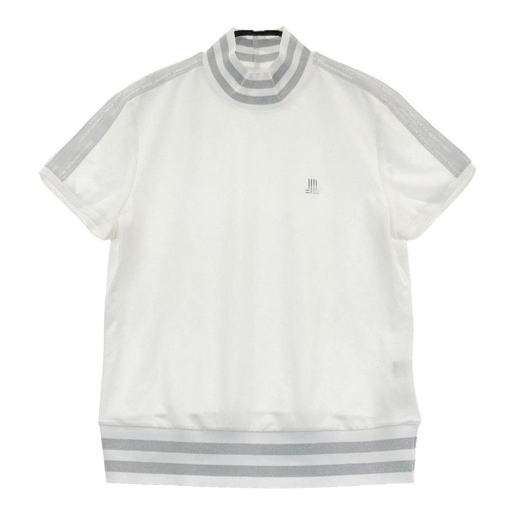 サイズ：40 LANVIN SPORT ランバン スポール  半袖ポロシャツ ゼブラ 総柄 カーキ系 [240101432006] ゴルフウェア レディース ストスト サイズ：40 LANVIN SPORT ランバン スポール 半袖ポロシャツ