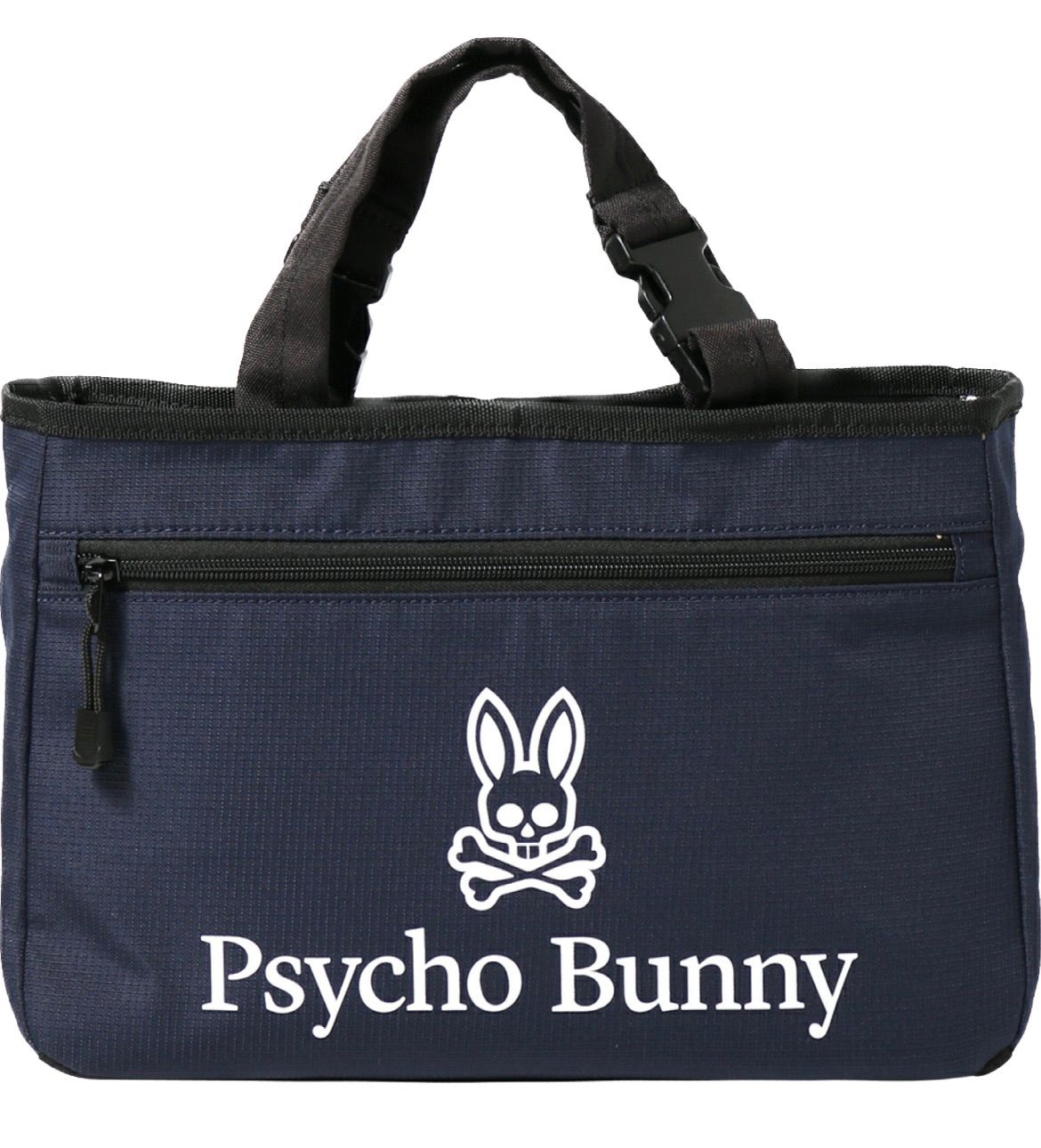 【新品】Psycho Bunny サイコバニー PBMG2SB7 ラウンドバッグ カートバッグ 保冷バッグ ゴルフ 定価8,800円 ホワイト 白 ネイビー 紺