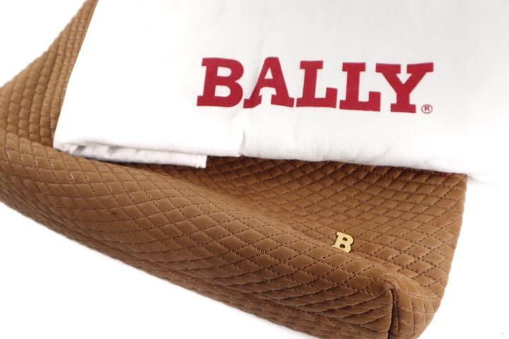 BALLY バリー トートバッグ ショルダーバッグ キルティング Bロゴ