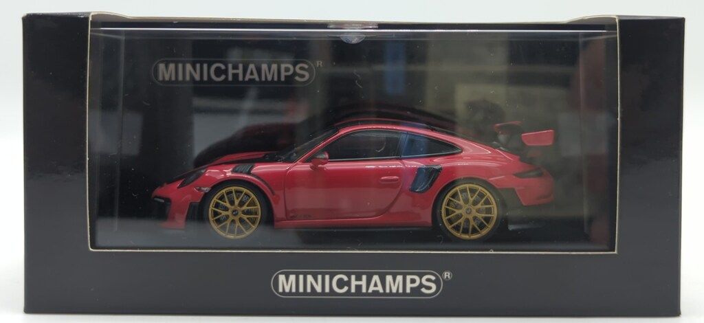 Paul s Model Art 1|43MINICHAMPS 410067221 Porsche 911 991.2 GT2RS Weissach Paket 2018 Red