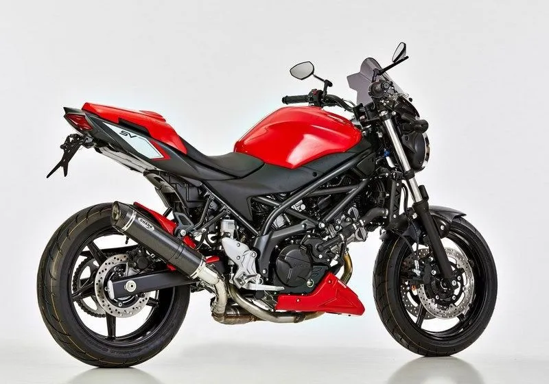 DELKEVIC スリップオンステンレスマフラー☆SUZUKI SV650 2016-2018