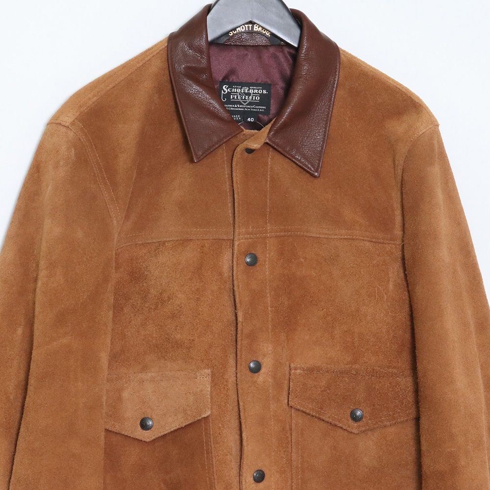 SCHOTT SUEDE WORK JACKET サイズ40 - メルカリ