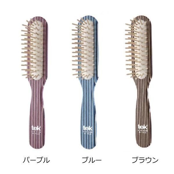 tekヘアブラシ カレイドスリム　ブラウン・TEK162015BR