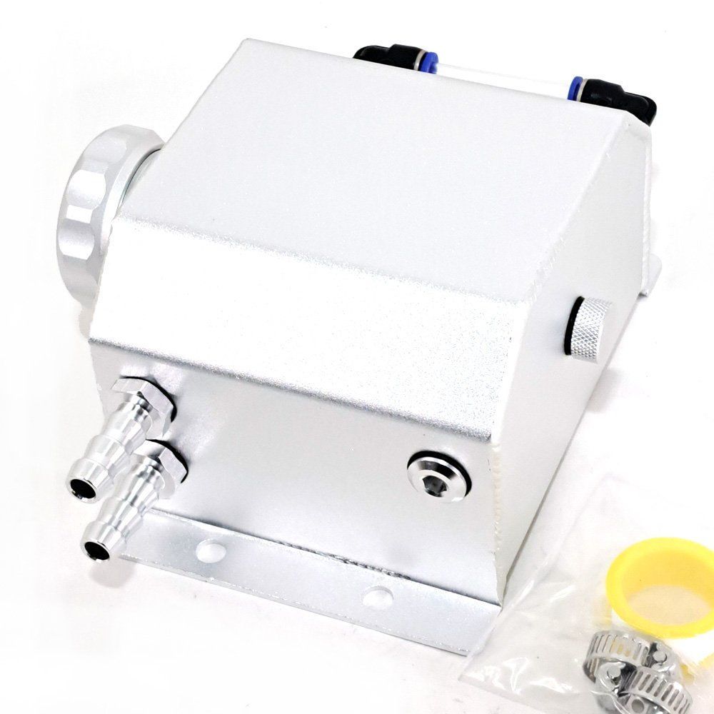 オイルキャッチタンク 1L アルミ製 汎用品 ラジエーター リザーブ