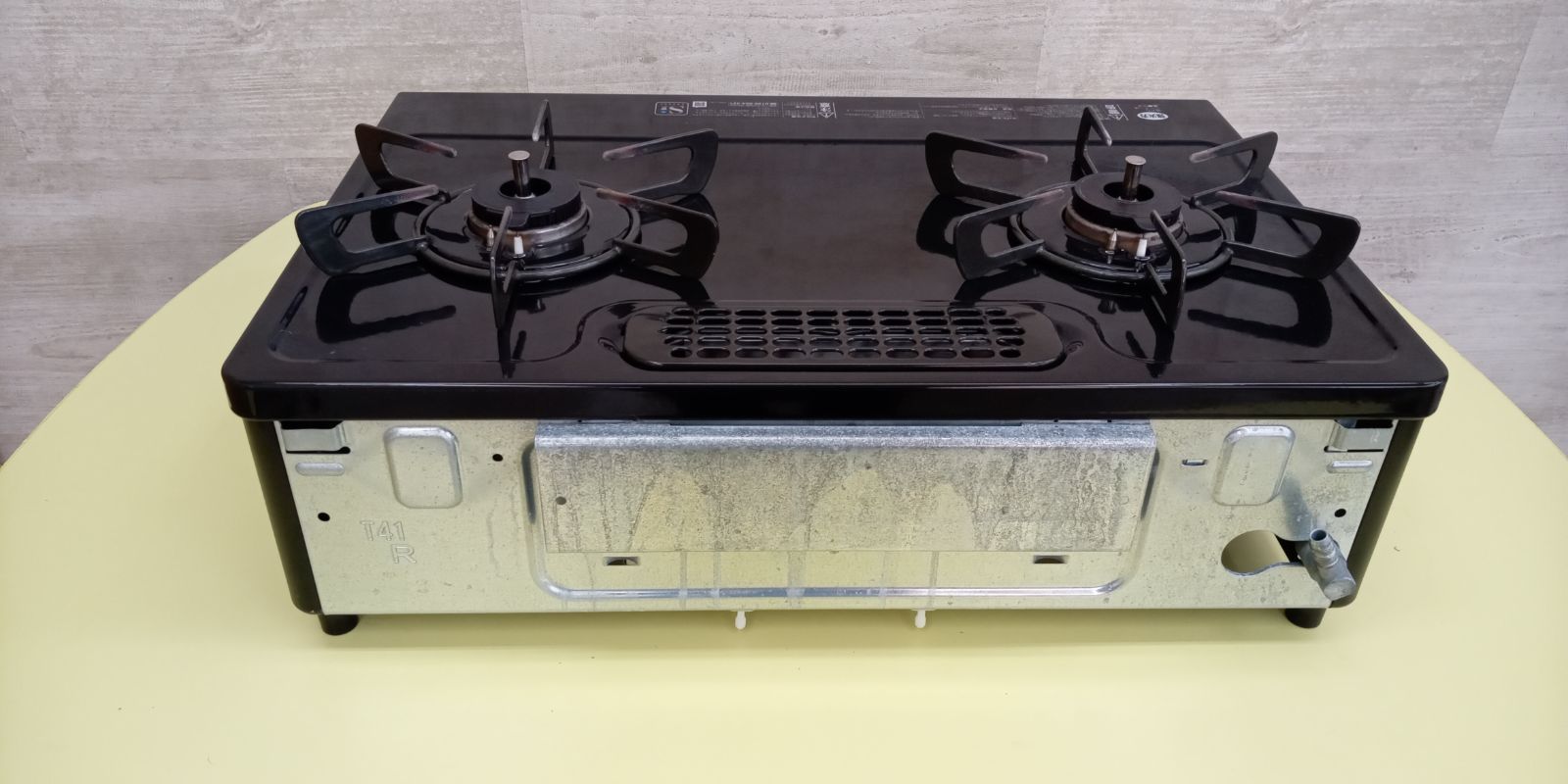 Rinnai - グリル付ガステーブル(都市ガス)  中古品　本体型番：RTE594BK2R リンナイ 中古 都市ガス 左強火力 59cm ガスコンロ RTE594BK2L