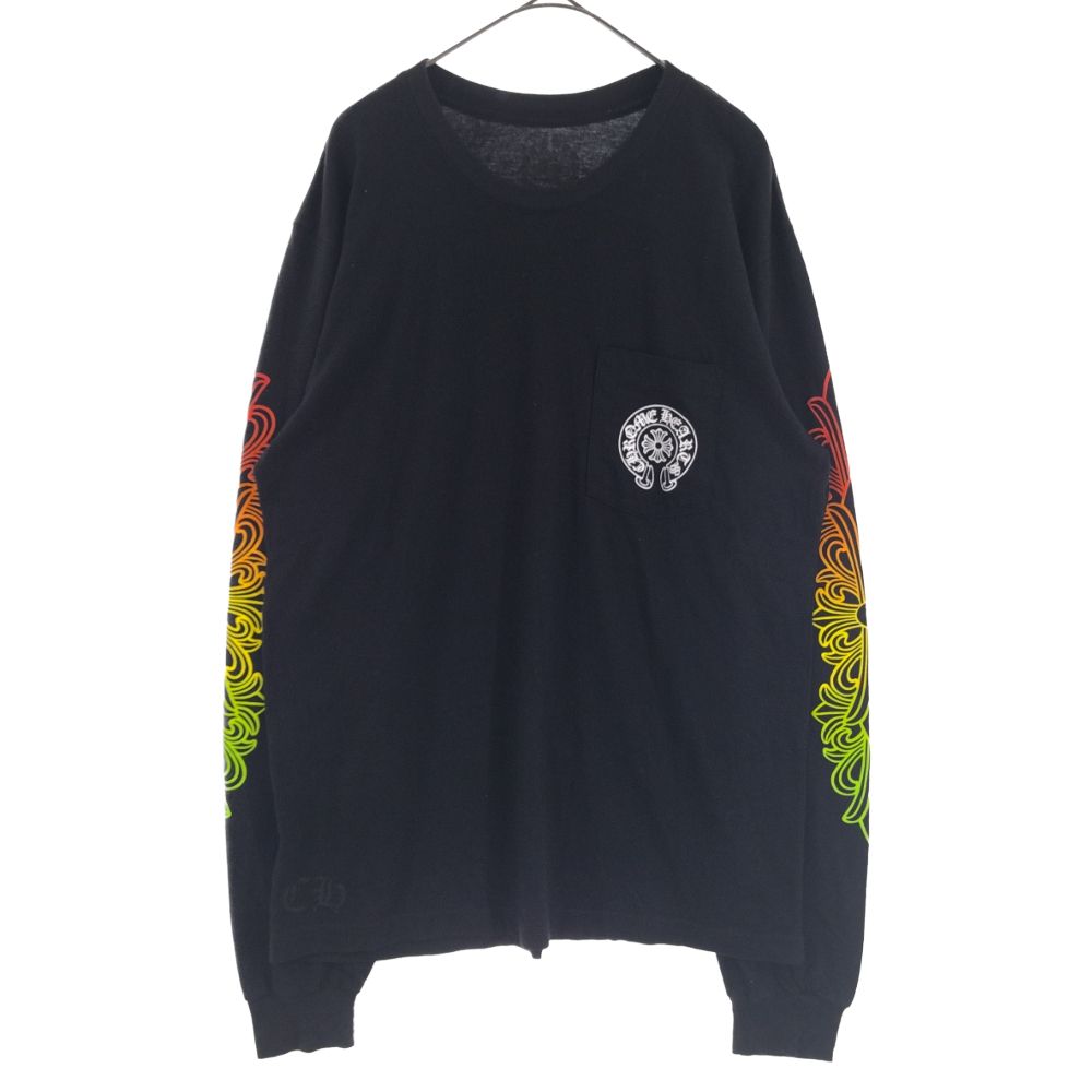 CHROME HEARTS (クロムハーツ) Back Grad Circle Logo L/S Tee バック