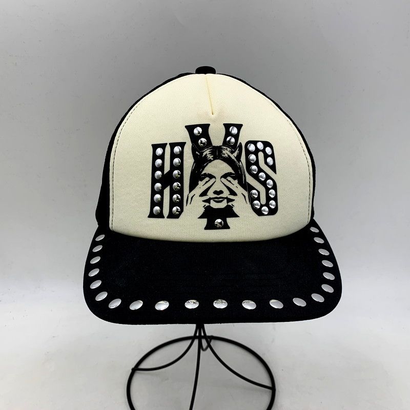 HYSTERIC GLAMOUR - See No Evil Studded Mesh Cap 