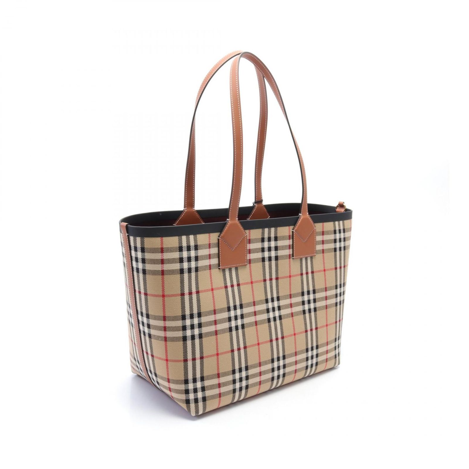 バーバリー キャンバス レザー トートバッグ 8066223 バーバリー BURBERRY トートバッグ 8066223 ベージュ キャンバス