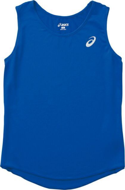 asics アシックス SINGLET ブルー 150 XT2034 45 | スポーツ用品 スポーツ グッズ ツール アクセサリー 雑貨 小物 使いやすい 陸上 衣類 レディース 女性用 150 ウエア シャツ ランニング トップス 機能