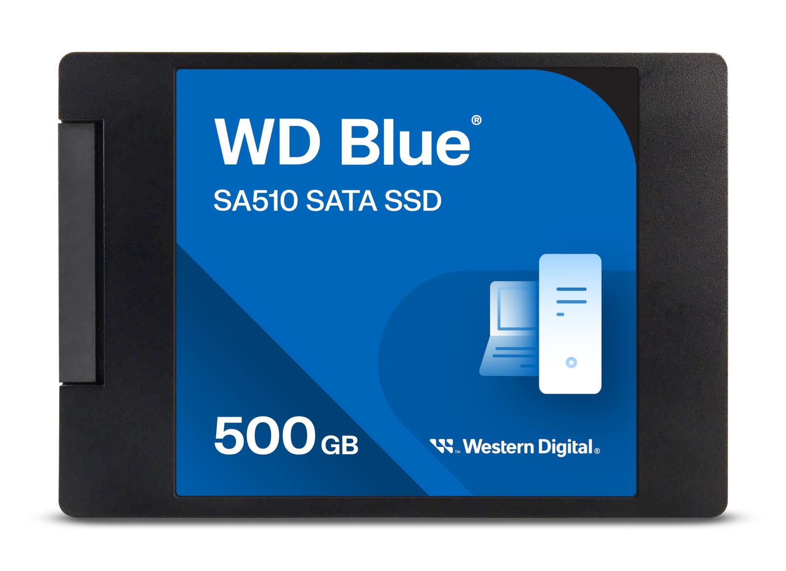 Western Digital 500GB WD Blue SA510 SATA 内蔵ソリッドステートドライブ SSD - SATA III 6Gb|s 2.5インチ|7mm 最大560MB|s - WDS500G3B0A 500GB 最新世代