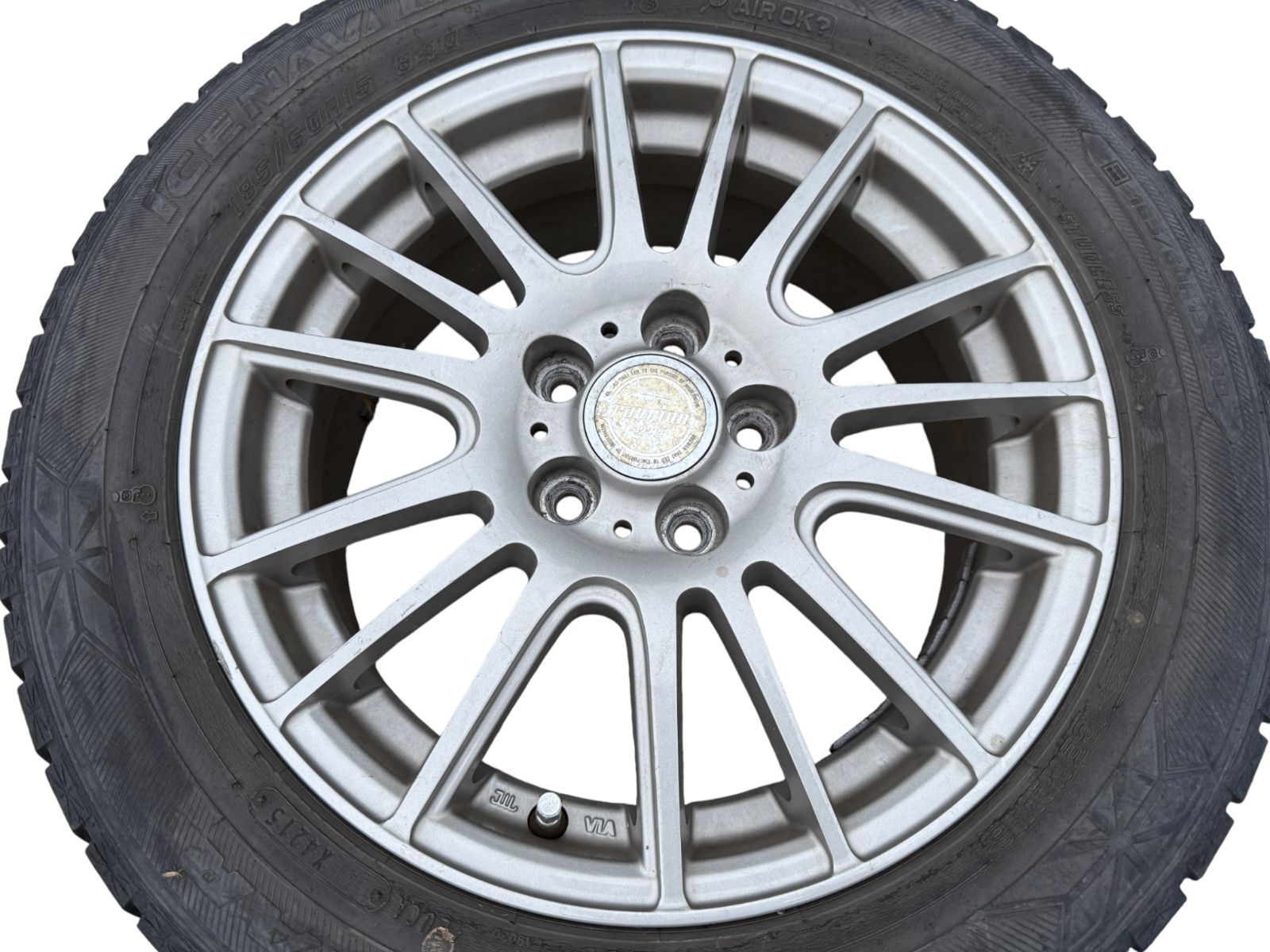 Weds ravrion selzer 185|60R15 15×6J IS 43 アルミホイール 社外品4本セット