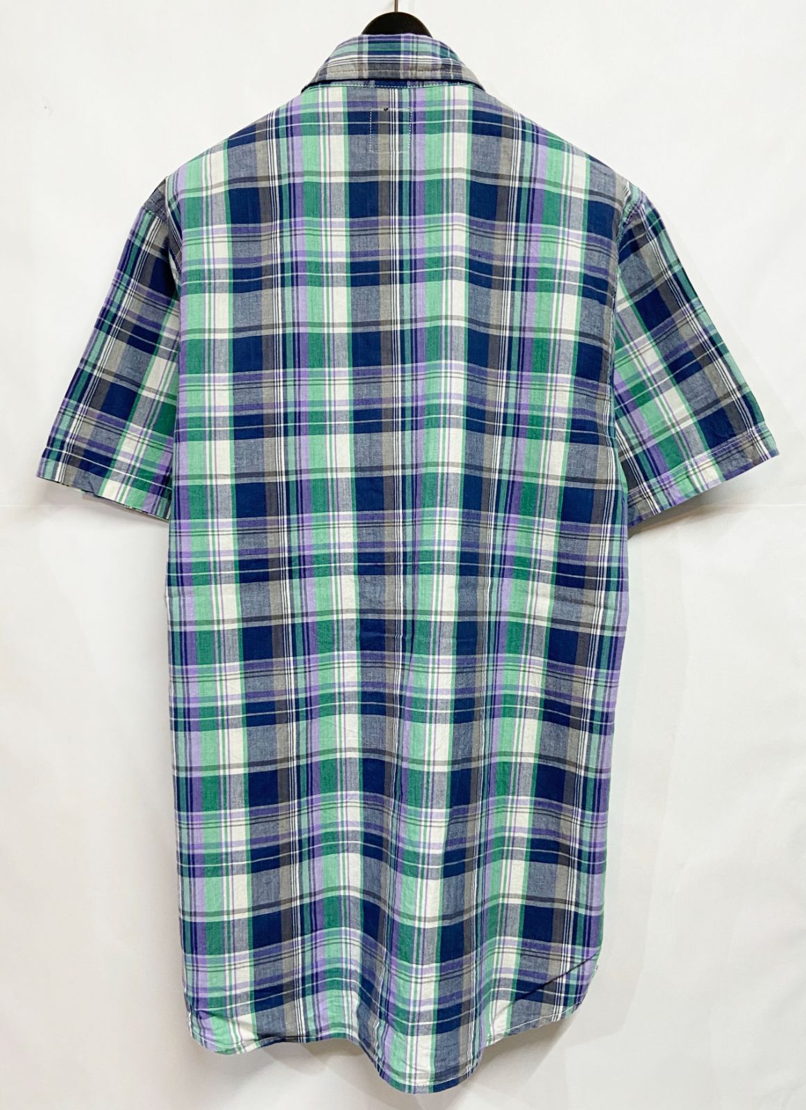 00s オールド Stussy ステューシー チェック柄 半袖シャツ