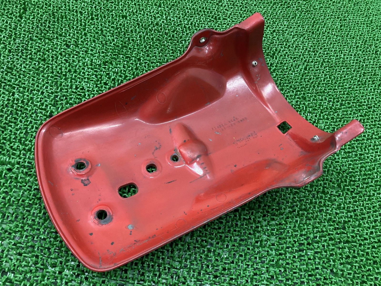 XL250S リアフェンダー 赤 428 ホンダ 純正 バイク 部品 L250S 割れ 