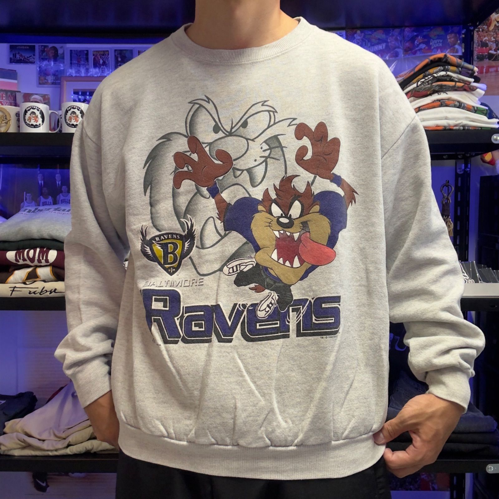 Ravens taz スウェット CSAタグ Lサイズ USA製 ワーナー・ブラザーズ 