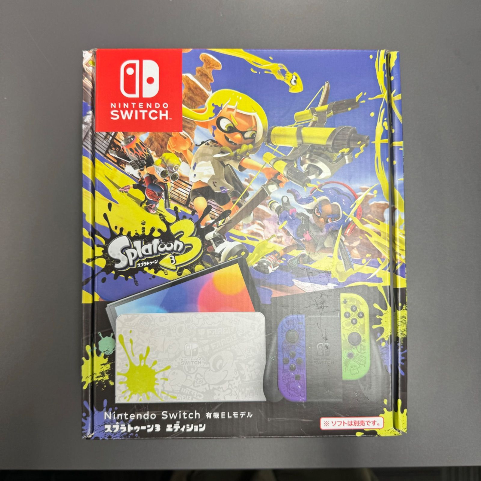 新品】訳あり品 Nintendo Switch 有機ELモデル スプラトゥーン3 エディション - メルカリ