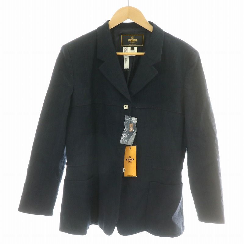 フェンディ FENDI テーラードジャケット ブレザー アウター 4B