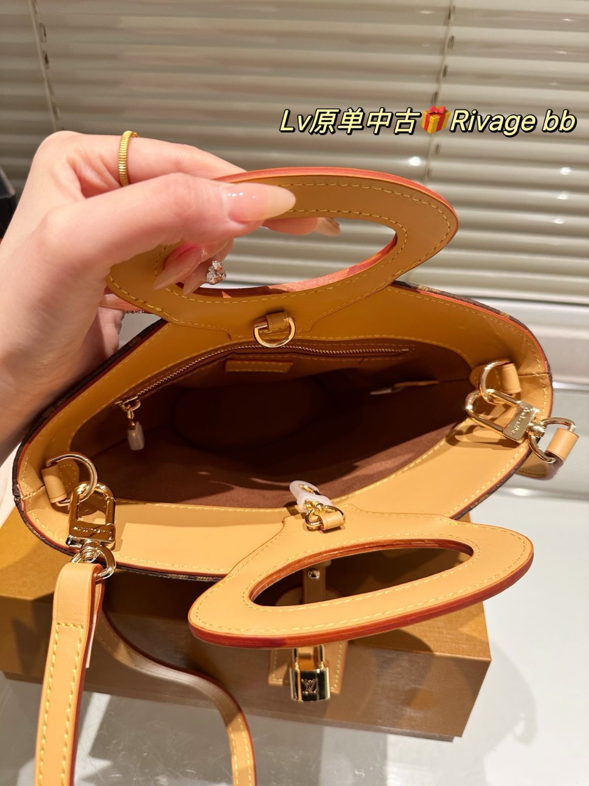 直営店買付☆スタイリッシュ【LOUIS VUITTON】リヴァージュ BB 25SS 新作！Louis Vuitton□リヴァージュBB Rivage ハンドバッグ