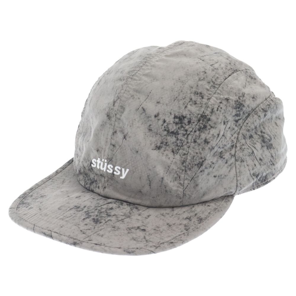 STUSSY (ステューシー) DYED NYLON BUNGEE CAMP CAP カモナイロンメッシュキャップ 帽子 カーキ