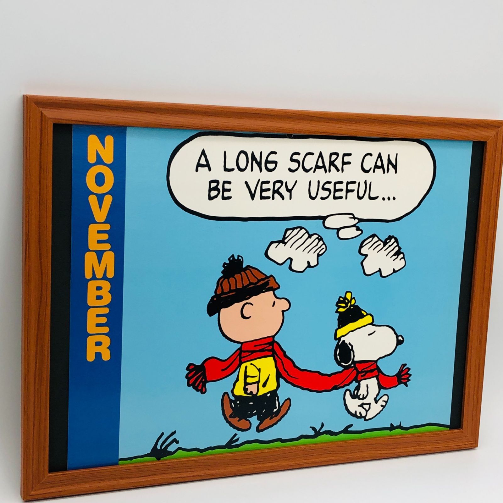 ビンテージ カレンダー BOOK ポスター ピーナッツ『 チャーリー