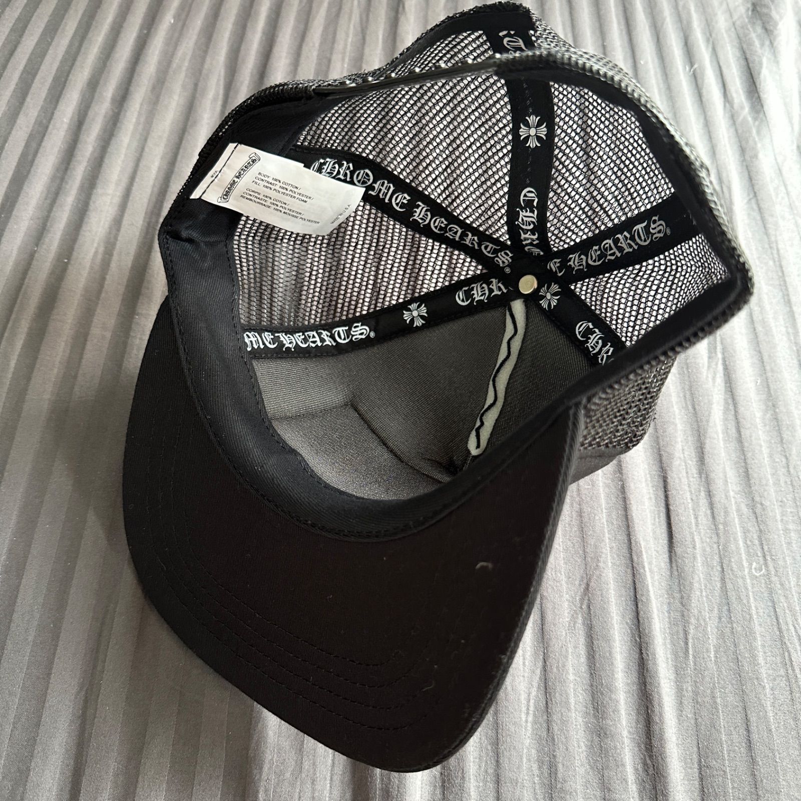 ポイント2倍 【日本完売】 Chrome Hearts × FOTI MESH CAP 黒 白