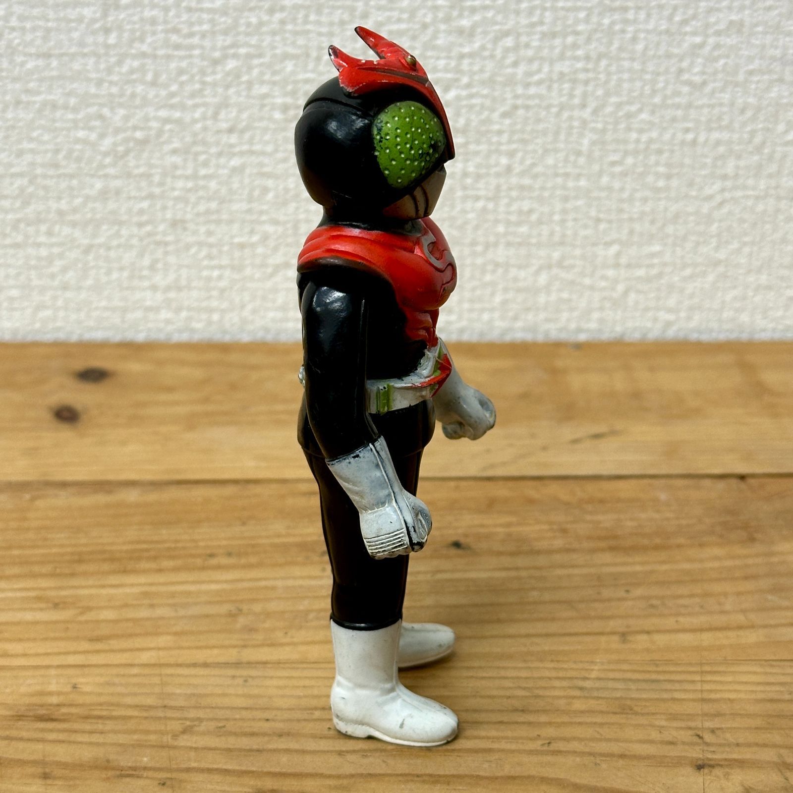 【希少品】ポピー 仮面ライダーストロンガー ソフビ 体長約13.5cm 当時物 昭和レトロ