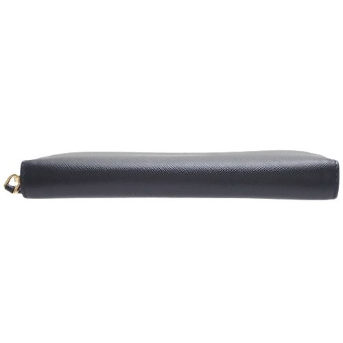正規品　PRADA プラダ　ブラック レザー 長財布 プラダ 長財布 PRADA：プラダ 1ML506 QWA F0002 SAFFIANO METAL